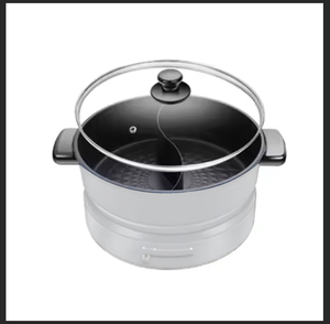 Multipurpose 4l Electric Cooking <b>Pot</b> with Tempered Lid <b>Non</b> <b>Stick</b> Coating Energy Saver for Household Hotel Use - Product Image 4