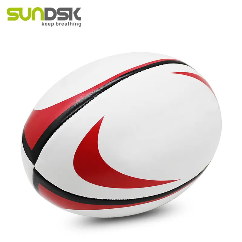 Kapicas De Maquiagem Rugby Rose Pu, Bola Rugby Lembut Kustom