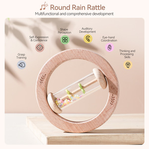 Vente en gros de jouets sonores éducatifs Montessori en bois de haute qualité pour le développement précoce des bébés, unisexe - Product Image 5