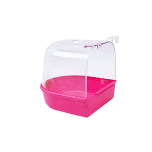 Vente en gros de bol de bain pour perroquet en plastique petit perroquet nettoyage pour animaux de compagnie <span class=keywords><strong>baignoire</strong></span> suspendue pour <span class=keywords><strong>oiseaux</strong></span> - Product Image 1