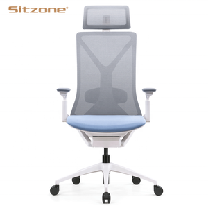Silla Ejecutiva Giratoria de Respaldo Alto <span class=keywords><strong>ENOVA</strong></span>, Diseño Moderno, Silla de Oficina Ergonómica de Aluminio - Product Image 1