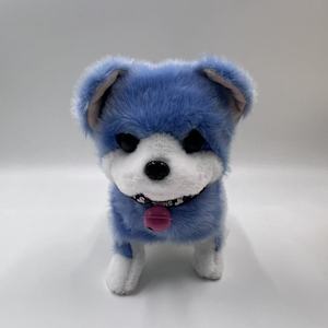 Grande Cane Giocattolo Elettrico in Peluche per Bambini, Simulazione Realistica con Luci, Movimento delle Zampe, Oscillazione della Coda, Lavabile in Rete - Product Image 6