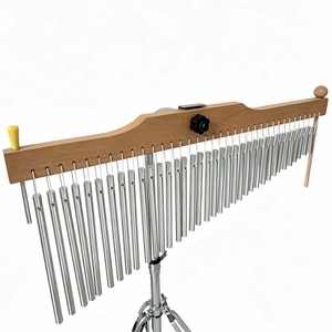 Campanas <span class=keywords><strong>de</strong></span> Viento <span class=keywords><strong>de</strong></span> 36 Tonos, Instrumento Musical <span class=keywords><strong>de</strong></span> Percusión, Aluminio con Recubrimiento Electrolítico, Ajustable en Altura - Product Image 5
