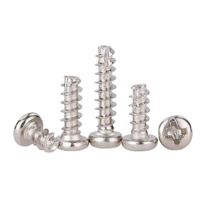 201 Stainless Steel Phillips Head Round Head Self Tapping Screws M1.7 M2 M3 M4 M5 For Metal Construction - Product Image 2