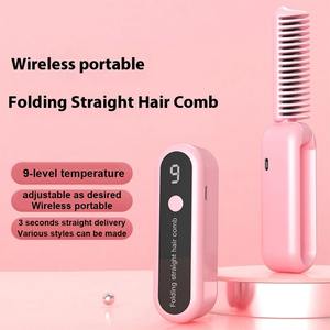 Nueva Plancha de Pelo Profesional 2 en 1 con 9 Niveles de Calor, Cerámica Iónica, Calentamiento Rápido, Iones Negativos, Pantalla LCD - Product Image 2