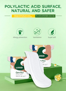 Băng Vệ Sinh Thân Thiện Với Môi Trường Tốt Nhất Băng Vệ Sinh Nữ Phân Hủy Sinh Siêu Thấm PLA Dùng Ban Đêm Bán Sỉ - Product Image 2