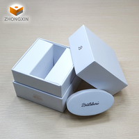 Boîte d'emballage en carton blanc de haute qualité, dureté, gaufrée, en relief, logo personnalisé, pour bracelet Apple Watch