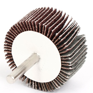 2.4 X 1 X 1/4 Inch 60 *25*6 Mm P240 Dremel Flap Wheel With Shank For Dril, Rust Remove , Weld Burr Polishing, 400pcs/carton