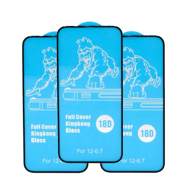 Factory Supply Anti Broken Airbag 18D Full Cover Kingkong Tempered Glass Screen Protector for Good Spark 10 20 C Pro