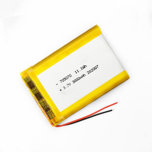705070 Lipo Batterij <span class=keywords><strong>3</strong></span>.7V 3000Mah Oplaadbare Lithium-Ion Polymeer Batterij Met Pcb - Product Image 3