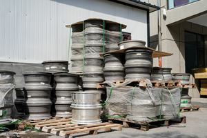 Cerchi a Tre Pezzi Profondi Personalizzati Forgiati Leggeri Sportivi Finitura <span class=keywords><strong>Argento</strong></span> Ruote in Lega Forgiata Leggera per Genesis - Product Image 6