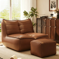 Fauteuil de relaxation convertible en lit, petit canapé pour chambre, balcon, salon, deux places, moderne, style Tatami, pouf