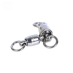 Hochbelastbarer Doppelkugellager-Wirbel aus Rostfreiem Stahl, Korrosionsbeständiger Achtform-Verschluss, 110-550lb Arbeitslast, für Angeln - Product Image 2