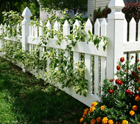 Clôture en plastique blanc anti-UV, panneau en PVC résistant aux intempéries pour cour résidentielle, bord de mer, jardin, aménagement paysager