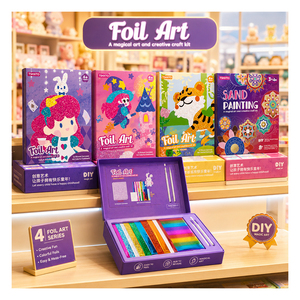 Set de Actividades de Manualidades con Láminas de Arcoíris, Kit de Dibujo de Unicornio para Niños Pequeños, Entrenamiento de la Imaginación, Suministros para Fiestas y Aulas, Juguete de Regalo - Product Image 3