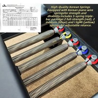 PLT-Pilates Reformer Machine Spring Belt Hook Handle Pad Accessory Home Exercise Polyester