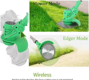 Tuyệt vời DIY công cụ làm vườn có thể sạc lại lithium pin điện cỏ dao công suất cao Hướng dẫn sử dụng tông đơ điện chuỗi tông đơ - Product Image 6