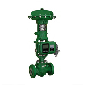 Vanne de régulation pneumatique FISHER Easy-e EZ, vanne à boisseau sphérique <span class=keywords><strong>utilitaire</strong></span> générale avec tige coulissante, commande manuelle - Product Image 2