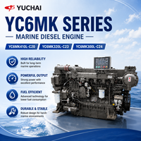 Motor Diésel Marino SCDC Yuchai YC6MK350L-C20 de 257 kW y 1800 rpm, Turboalimentado y Refrigerado por Agua, con Certificación CCS para Remolcadores y Embarcaciones de Carga