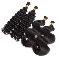 Cheveux humains blonds doux Remy 100% naturels, qualité européenne, cuticules alignées, double tirage, en vrac, pour extensions féminines