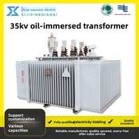 Transformateur immergé dans l'huile 35 KV extérieur 800 KVA à double enroulement avec commutateurs de dérivation sous et hors charge SZS9 Distribution 2 Bobines
