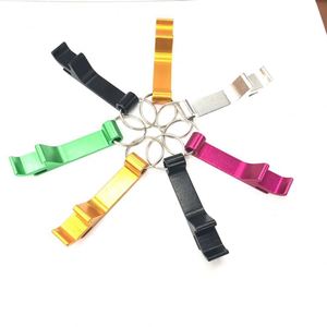 AI-MICH Promotional Zinc Alloy Keychain Mini Portable Beer Bottle Opener Custom Logo Letterpress Printed Customizable Design - Product Image 3