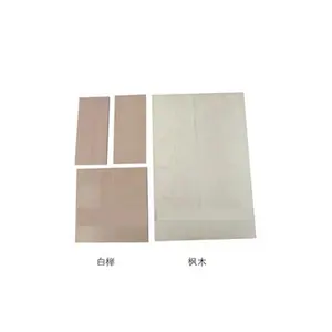 BGD2500 Test de peinture hêtre blanc placage de couleur claire contreplaqué/plancher en bois massif de hêtre/panneau en érable