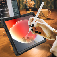 Coque de protection durable en gros pour Honor Pad X8A X8 Pro X9, étui fin en PC et silicone antichoc pour tablette avec support rotatif