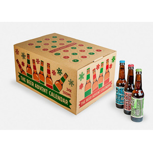 Custom Wholesale Eco-Friendly Christmas Beer Advent Calendars boxes