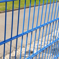 Clôture en grillage double fil de qualité supérieure 868, panneau de sécurité galvanisé et thermolaqué pour cour, ferme, jardin, route
