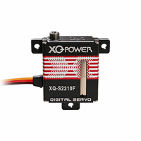 Moteur Servo à Couple Élevé XQ-POWER XQ-S2210F 11kg Mince Sans Noyau Étanche CNC Aluminium 10mm pour Planeur Avion RC Vente en Gros OEM