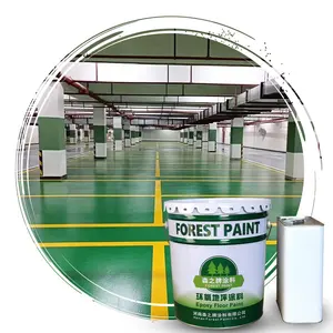 Waterborne Epoxy Resin Floor Coating Paint for Garage Floors, Basements, concrete paint