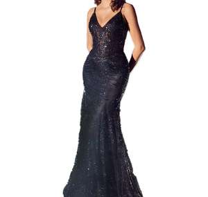 マーメイドコルセット グリッター スパンコール 刺繍入り ユニークなフィット感 プロム/イブニングドレス - Product Image 4