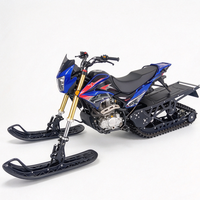 Kit de skis avant pour motoneige 300cc, ensemble de conversion de skis pour VTT 2 temps, accessoires en plastique résistants au gel pour véhicules neigeux
