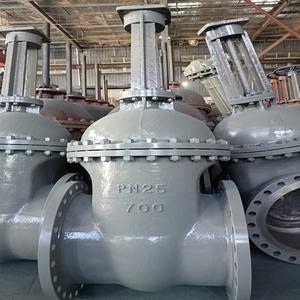 DN900 Neues Produkt Heller Schaft Hart versiegelter Flansch schieber aus Stahlguss Hochdruck-Flansch schieber - Product Image 3