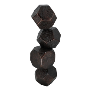 Piccola scultura a forma di sfera, statuetta decorativa per casa, ufficio, soggiorno, bagno, ingresso - Product Image 2