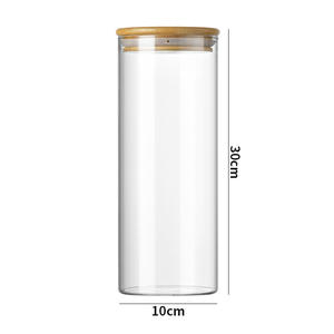 ขวดแก้วใสเก็บอาหาร ขนาด 2400 มล. ทำจากแก้วบอโรซิลิเกต เกรดสำหรับอาหาร ปิดผนึกได้ <span class=keywords><strong>ใช้</strong></span>จัดเก็บในครัว ชา <span class=keywords><strong>กาแฟ</strong></span> เมล็ดกาแฟ ขวดเปล่าสำหรับจัดระเบียบ รับผลิตแบบ OEM - Product Image 6