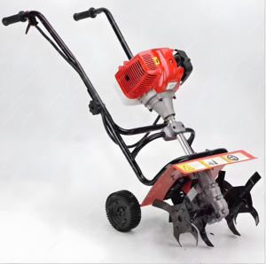 2-Stroke Mini Tiller <b>Cultivator</b> Gas Powered 43CC Garden <b>Cultivator</b> Lawn Garden - Product Image 1