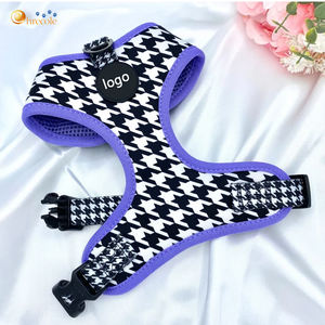 Arnés y Correa para Perros Pequeños, Diseño Personalizado a Cuadros, con Logotipo Personalizado, Sin Tirones, Accesorios para Mascotas, Venta al por Mayor - Product Image 3