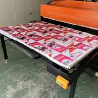 Presse à chaud industrielle grand format 1m x 2m la plus vendue pour sublimation, machine d'impression par transfert thermique à ouverture automatique pour usine