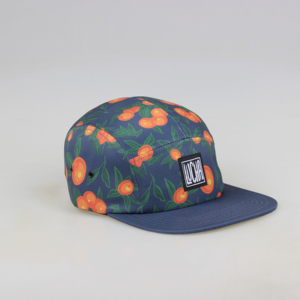 Casquette Snapback à visière plate en polyester imperméable, personnalisable avec logo imprimé par transfert thermique, style sportif, couleur unie, OEM ODM - Product Image 3