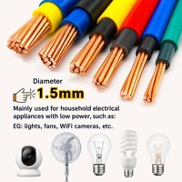 Fil électrique en cuivre BV BVR de première qualité, 2,5 mm, 4 mm, ignifuge, câble de construction pour câblage de studio