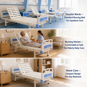 <span class=keywords><strong>LEHO</strong></span> Fabricante Mayorista Cama Hospitalaria Manual de Alta Calidad con Certificación CE, 4 Ruedas, 2 Años de Garantía y Respaldo Ajustable - Product Image 6