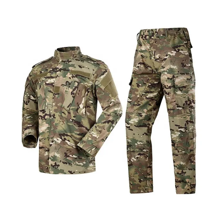 Sturdyarmor Camo Training Set Multicam Men's Tactical Jacket and Pants CP Cloth Winter Uniform Color Multicam