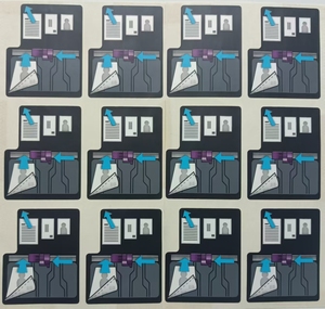 Customized white PET <strong>coated</strong> semi transparent matte <strong>film</strong> waterproof and UV resistant vinyl printers <strong>label</strong> sticker sheet - Product Image 4