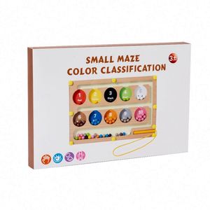 Jouets éducatifs personnalisés CPC CE pour enfants d'âge préscolaire, perles de comptage colorées, aimants, labyrinthe pour garçons et filles - Product Image 6