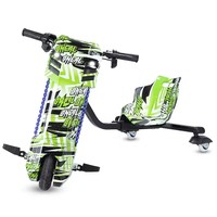 Drifttrikes Vlo Car 350W untuk Dewasa, Kendaraan Roda Tiga Listrik, Kart Infantil RC Top Table Car dengan Motor Brushless 360 Derajat, Beban Maksimum 80kg