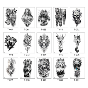 Vente en gros de tatouages temporaires roses <span class=keywords><strong>sexy</strong></span> non toxiques pour femmes, autocollants en papier blanc, application de bras et de visage de fleur, tatouages au design personnalisé - Product Image 3