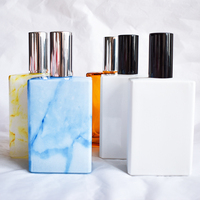 LZ vente en gros, bouteilles de parfum en verre carrées de haute qualité, transparentes et claires, 100 ml