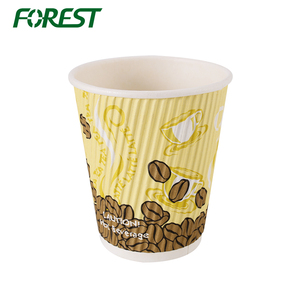 Recyclable <strong>Custom</strong> Print <strong>Paper</strong> Coffee Carton <strong>Cups</strong> - Product Image 1